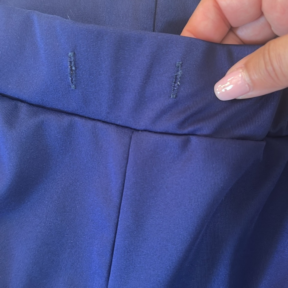 Navy Women's 2 piece wide leg pants & top set - Picture 12 of 14